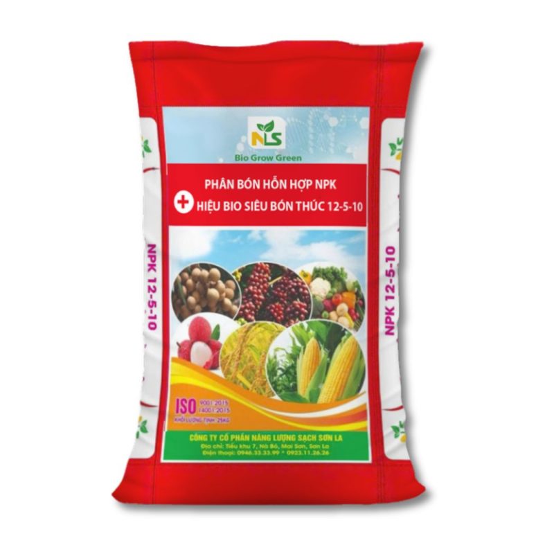 NPK 12-5-10 mặt trước