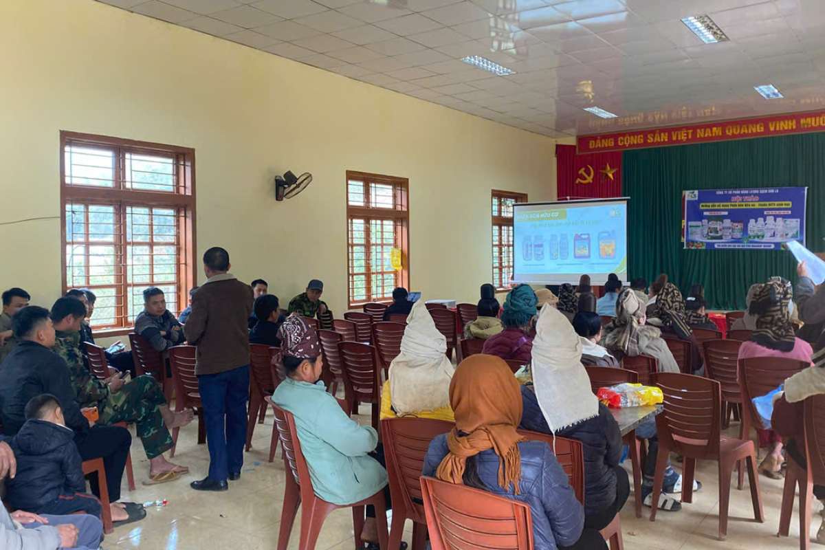 Hội thảo hướng dẫn sử dụng phân bón hữu cơ & thuốc bvtv sinh học