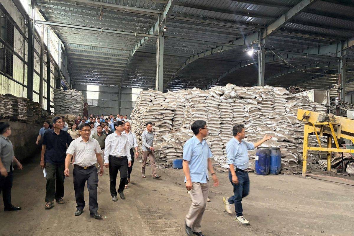 ĐOÀN HỘI NÔNG DÂN XÃ CHIỀNG MAI THĂM QUAN NHÀ MÁY