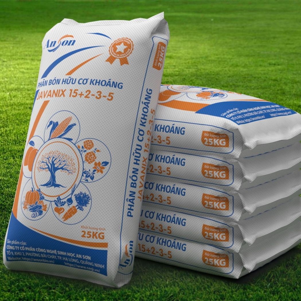 phân bón hữu cơ khoáng JAVANIX 15+2-3-5 phân bón hữu cơ khoáng JAVANIX 15+2-3-5